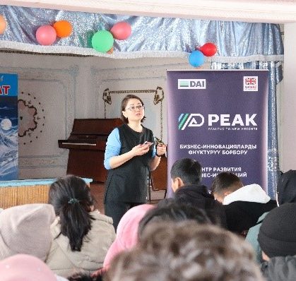 PEAK Continues to Actively Promote its Services Among Young People of Karakol